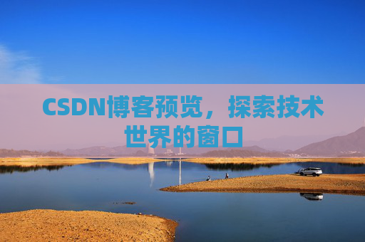 CSDN博客预览，探索技术世界的窗口
